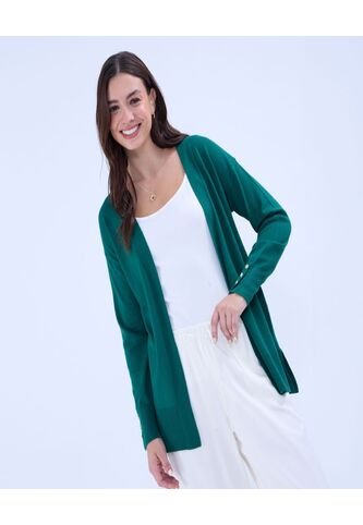 Saco Para Mujer Saco Abierto Color Verde  Marca Ostu #40330087 Ostu