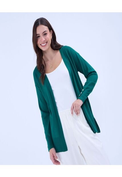 Saco Para Mujer Saco Abierto Color Verde  Marca Ostu #40330087
