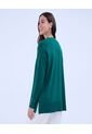 Saco Para Mujer Saco Abierto Color Verde  Marca Ostu #40330087 de Ostu