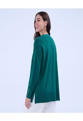 Saco Para Mujer Saco Abierto Color Verde  Marca Ostu #40330087