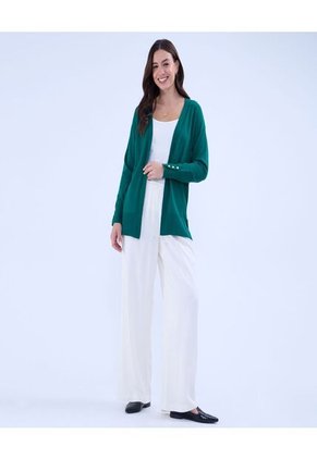 Saco Para Mujer Saco Abierto Color Verde  Marca Ostu #40330087