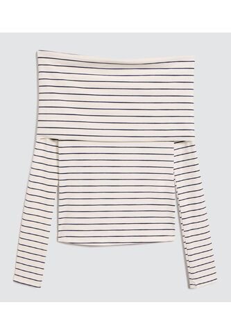 Camiseta Para Mujer Manga Larga Color Crudo Marca Ostu #40092213 Ostu