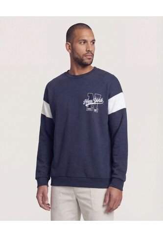 Buzo  Para Hombre Cuello Redondo Color Azul Marca Ostu #60060599 Ostu