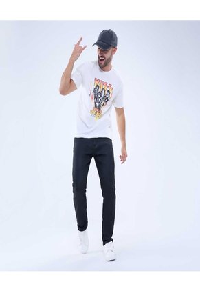 Camiseta Estampado Kiss  Para Hombre #60091600 Ostu