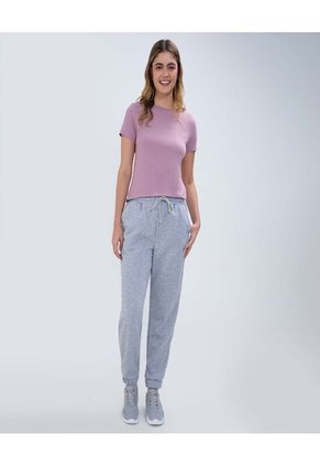 Camiseta Para Mujer Manga Corta Color Morado Marca Ostu #40091956