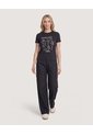 Camiseta Mickey And Friends Screen  Para Mujer Negro Ostu de Ostu