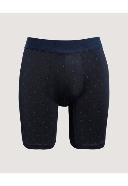 Boxer Medio Estampado  Para Hombre Azul Ostu