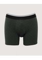 Boxer Corto Microprint  Para Hombre Verde Ostu de Ostu