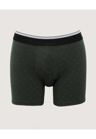 Boxer Corto Microprint  Para Hombre Verde Ostu Ostu
