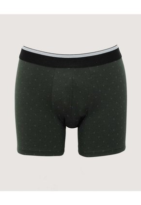 Boxer Corto Microprint Para Hombre Verde Ostu