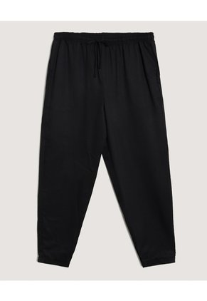 Jogger Con Bolsillos Para Mujer Negro Ostu