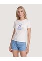 Camiseta Eeyore Classic Winie Pooh  Para Mujer Crema Ostu de Ostu