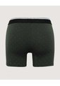 Boxer Corto Microprint  Para Hombre Verde Ostu de Ostu