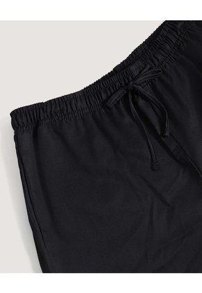 Jogger Con Bolsillos Para Mujer Negro Ostu