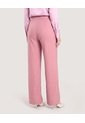 Pantalón Wide Leg Con Pinzas  Para Mujer Rosa Ostu de Ostu