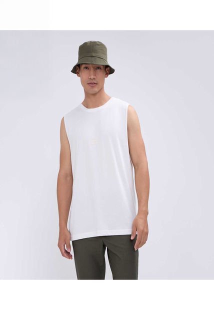 Camiseta Para Hombre Manga Sisa Color Marfil Marca Ostu #60091414