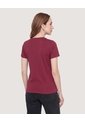Camiseta Regular Estampada  Para Mujer Vino Ostu de Ostu