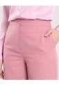 Pantalón Wide Leg Con Pinzas  Para Mujer Rosa Ostu de Ostu