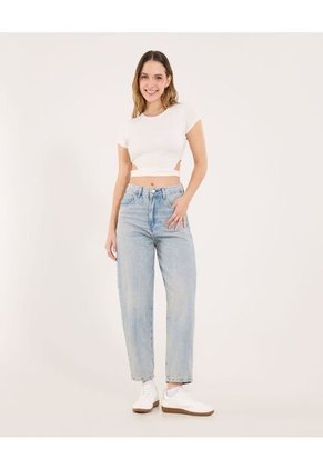 Camiseta Para Mujer Manga Corta Moda Color Crema Marca Ostu #40092631