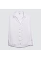 Camisa Mujer Ostu M/L Blanco Poliéster 40010196-10020 de Ostu