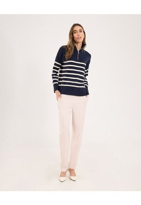 Saco Para Mujer Cuello Alto O Cuello Tortuga Color Azul  Marca Ostu #40330081