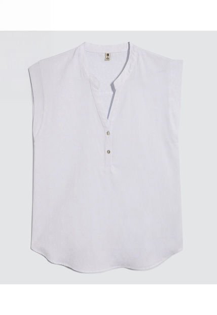 Blusa Para Mujer Manga Sisa Color Blanco Marca Ostu #40121078