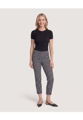 Camiseta Tejida Acanalada Básica  Para Mujer Negro Ostu