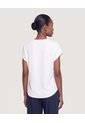 Camisa Satinada Sin Mangas  Para Mujer Azul Ostu de Ostu