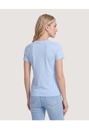 Camiseta Stitch Sketch  Para Mujer Azul Ostu