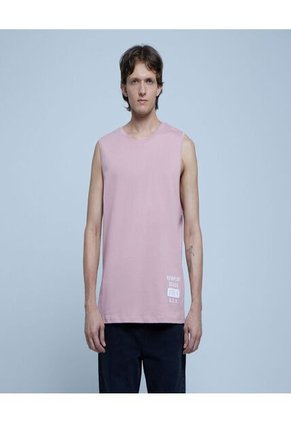 Camiseta Para Hombre Manga Sisa Color Rosado Marca Ostu #60091225