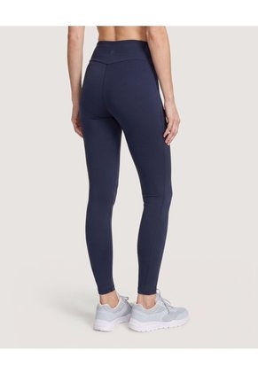 Leggings Deportivo Con Bolsillos  Para Mujer Azul Ostu