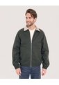 Chaqueta Harrington Bicolor  Para Hombre Verde Ostu de Ostu