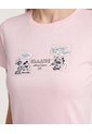 Camiseta Mickey Clásicos Screen  Para Mujer Rosa Ostu de Ostu