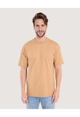 Camiseta Estampado Posterior  Para Hombre Café Ostu Ostu