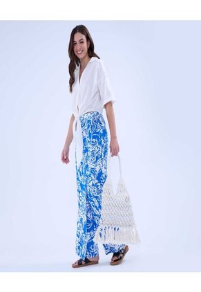 Pantalon Para Mujer  Color Azul Rey Marca Ostu #40070748