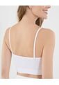 Top Para Mujer Seamless Con Copas Color Blanco Marca Ostu #40220399 de Ostu