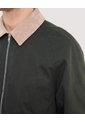 Chaqueta Harrington Bicolor  Para Hombre Verde Ostu de Ostu