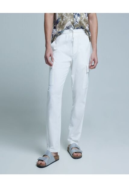 Pantalon Para Hombre Jogger Color Blanco Marca Ostu #60070316