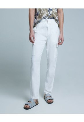 Pantalon Para Hombre Jogger Color Blanco Marca Ostu #60070316