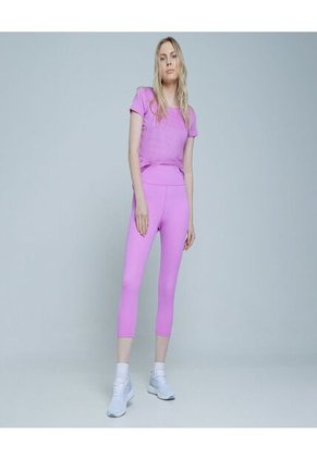 Leggins Para Mujer Medio Color Rosado  Marca Ostu #40230505