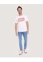 Camiseta Marvel Logo Retro  Para Hombre Crema Ostu de Ostu
