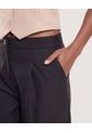 Pantalón Wide Leg Sastre  Para Mujer Negro Ostu de Ostu