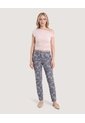 Pantalon Basico Tipo Chino  Para Mujer Negro Ostu de Ostu