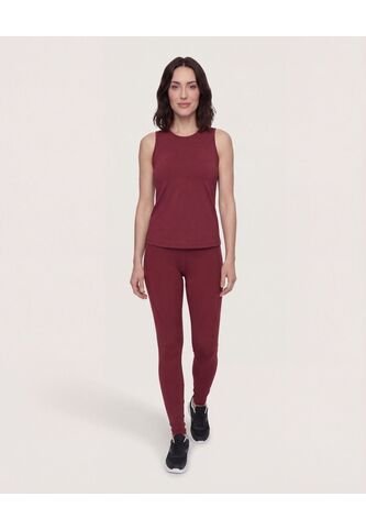 Camiseta  Para Mujer Manga Sisa Cuello Redondo Color Vino Marca Ostu #40092796 Ostu