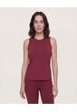 Camiseta  Para Mujer Manga Sisa Cuello Redondo Color Vino Marca Ostu #40092796 de Ostu
