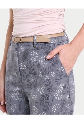 Pantalon Basico Tipo Chino  Para Mujer Negro Ostu
