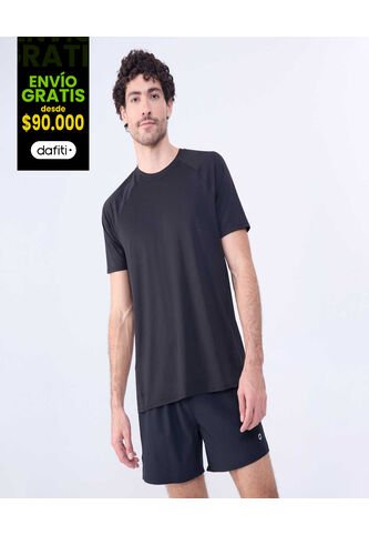 Camiseta Para Hombre Manga Corta Color Negro Marca Ostu #60091505 Ostu