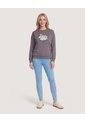 Buzo Mickey Y Sus Amigos Cuello Redondo  Para Mujer Gris Ostu de Ostu