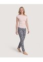 Camiseta Escote Asimétrico Drapeado  Para Mujer Beige Ostu de Ostu