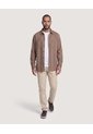 Sobrecamisa Con Bolsillos  Para Hombre Café Ostu de Ostu